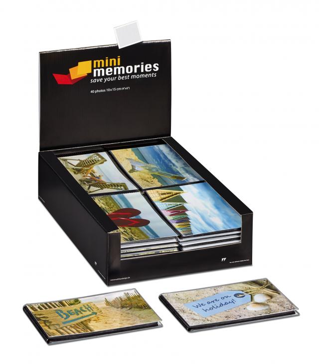 Walther Mini Memories Album Holiday 6 Varianten - 40 Bilder 10x15 cm - 36-pack