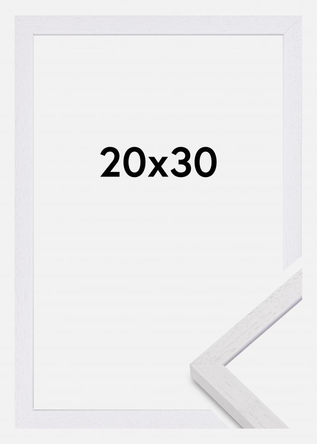 Mavanti Bilderrahmen Glendale Matt Antireflexglas Weiß 20x30 cm