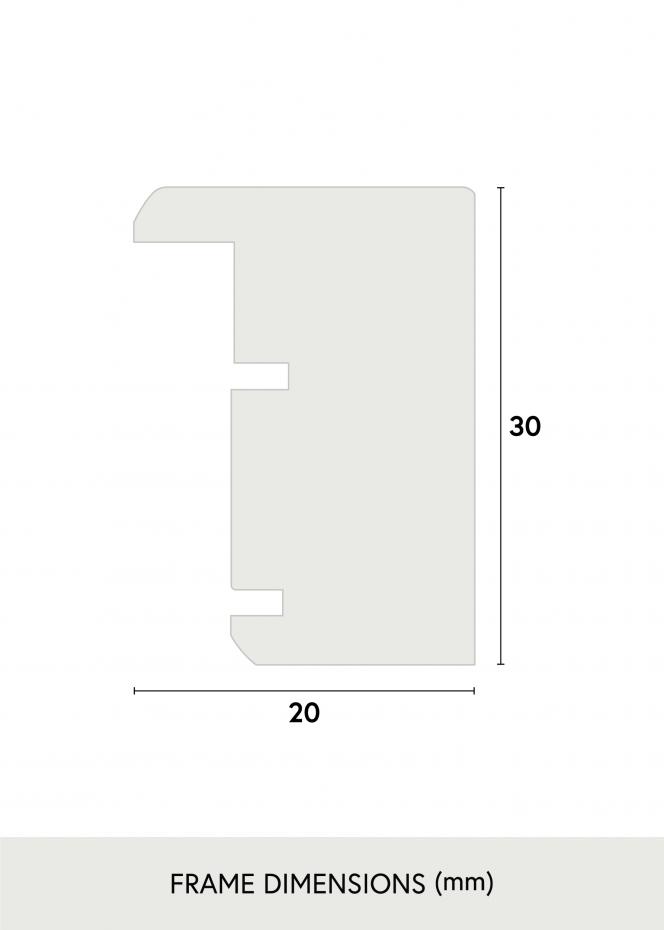 Estancia Rahmen Elegant Box Grau 21x29,7 cm (A4)