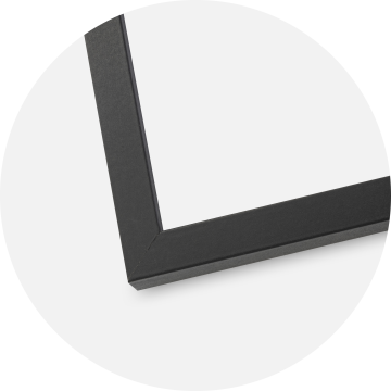 BGA Rahmen Trendy Acrylglas Schwarz 48x64 cm