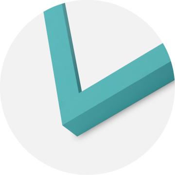 Jämtlands Ramfabrik Rahmen Selection Acrylglas Aqua Blue 59.4x84 cm (A1)