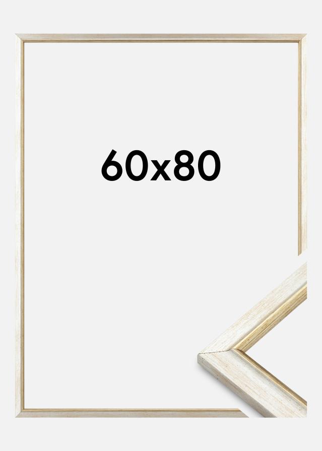 Jämtlands Ramfabrik Rahmen Marisa Acrylglas Silber 60x80 cm