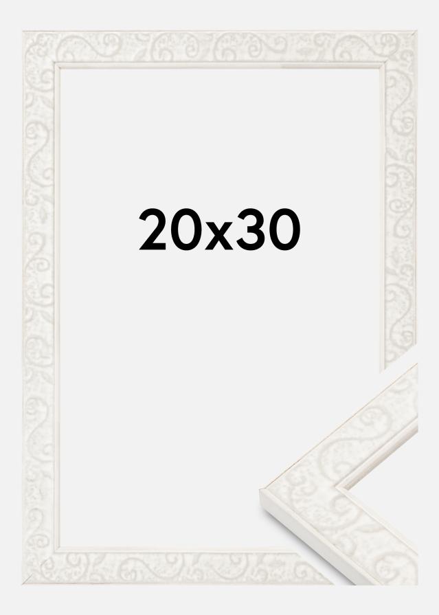 Jämtlands Ramfabrik Rahmen Milton Acrylglas Weiß 20x30 cm