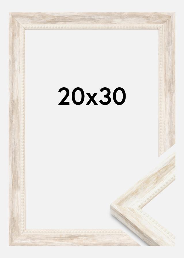Jämtlands Ramfabrik Rahmen Soledad Acrylglas Weiß 20x30 cm