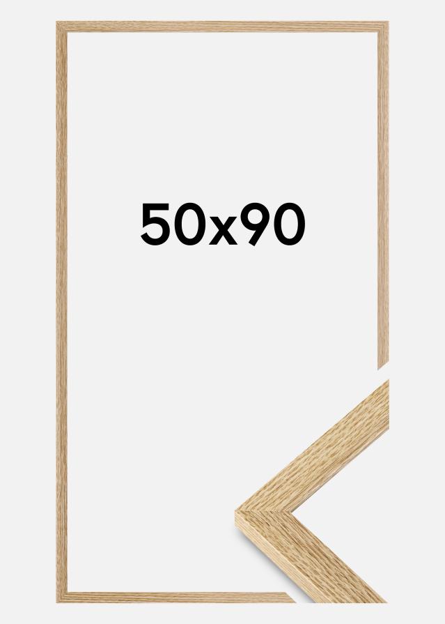 BGA Rahmen Selection Acrylglas Eiche 50x90 cm