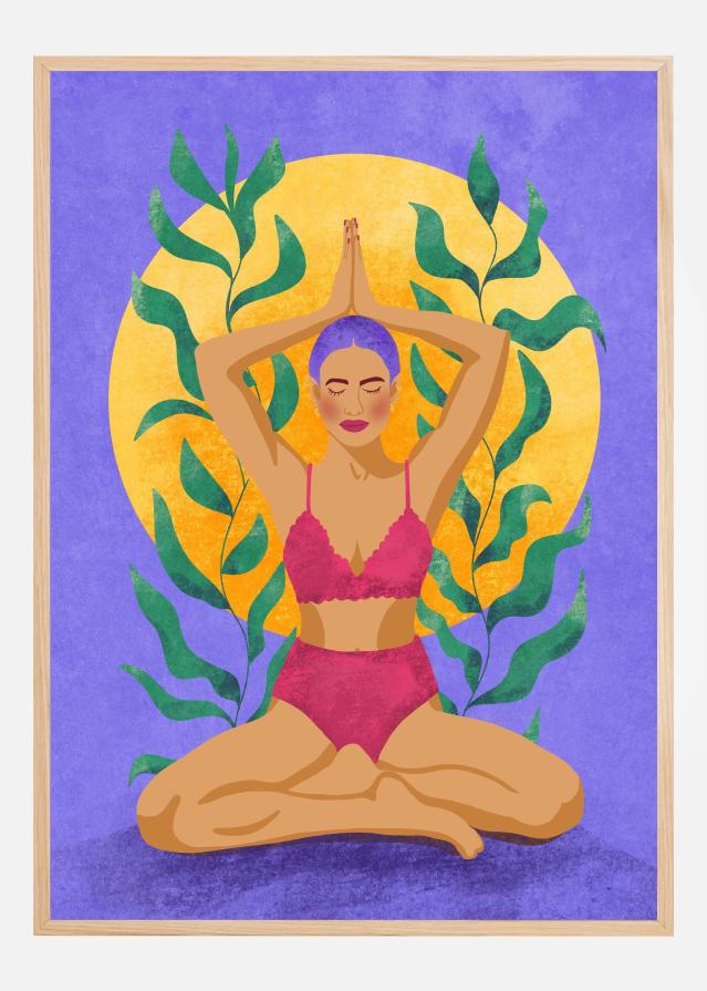 Bildverkstad Meditation Poster