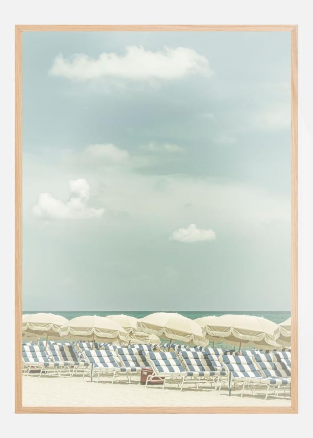 Bildverkstad Vintage beach scene Poster