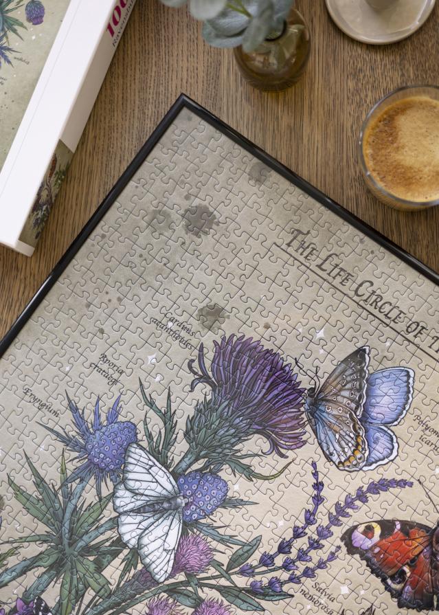 Innova Puzzle-Rahmen Schwarz 50x50 cm