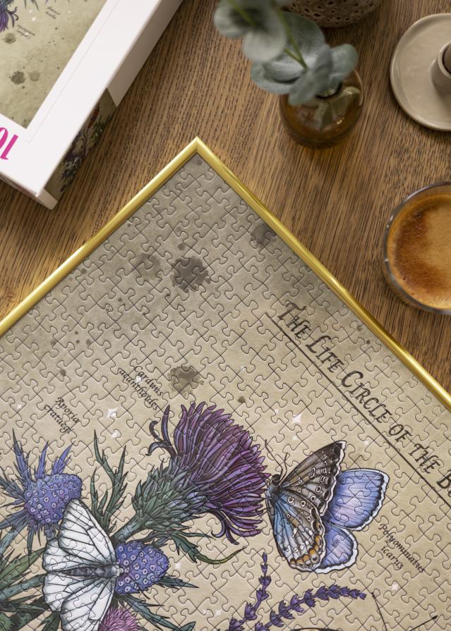 Innova Puzzle-Rahmen Gold 50x70 cm