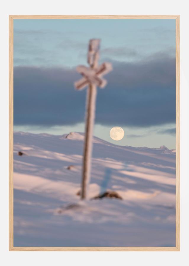 Bildverkstad Moonlight trailmarker Poster