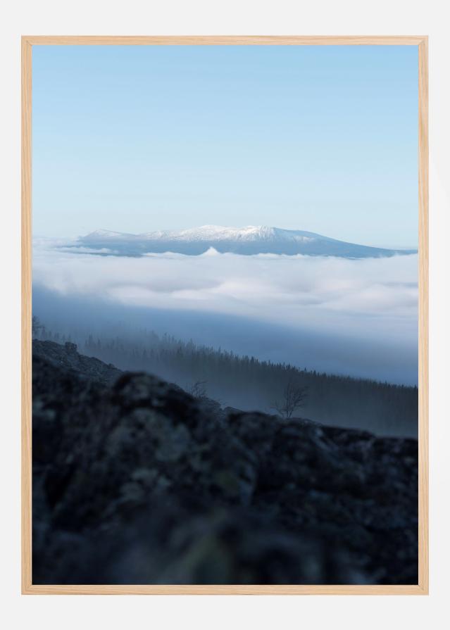 Bildverkstad Above the silent clouds Poster