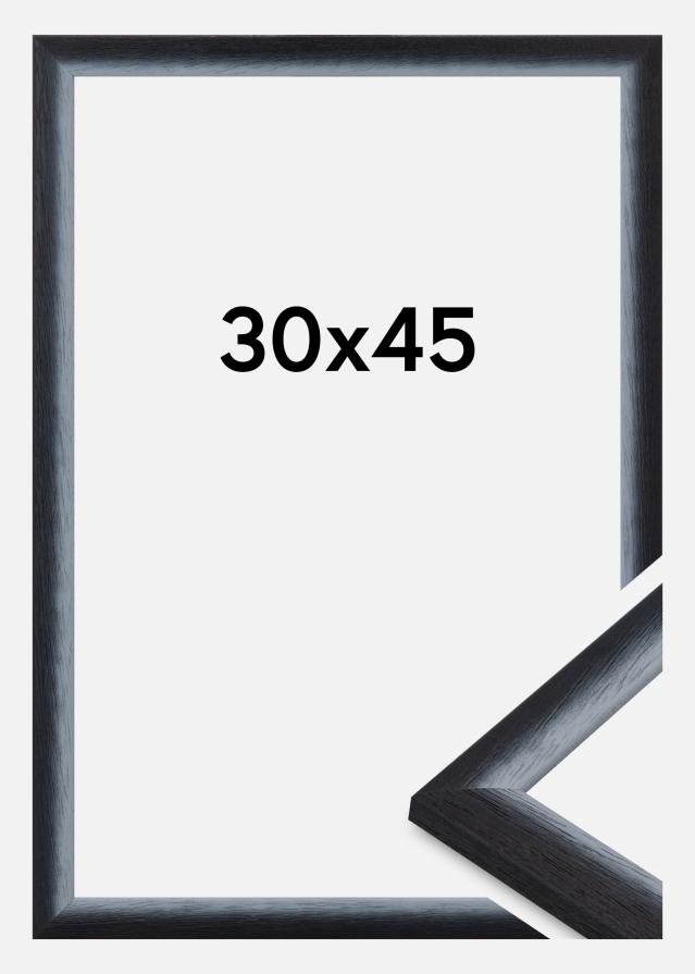 Jämtlands Ramfabrik Rahmen Cornwall Acrylglas Schwarz 30x45 cm