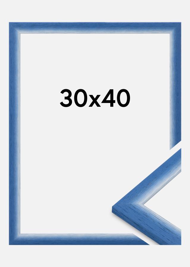 Jämtlands Ramfabrik Rahmen Cornwall Acrylglas Blau 30x40 cm