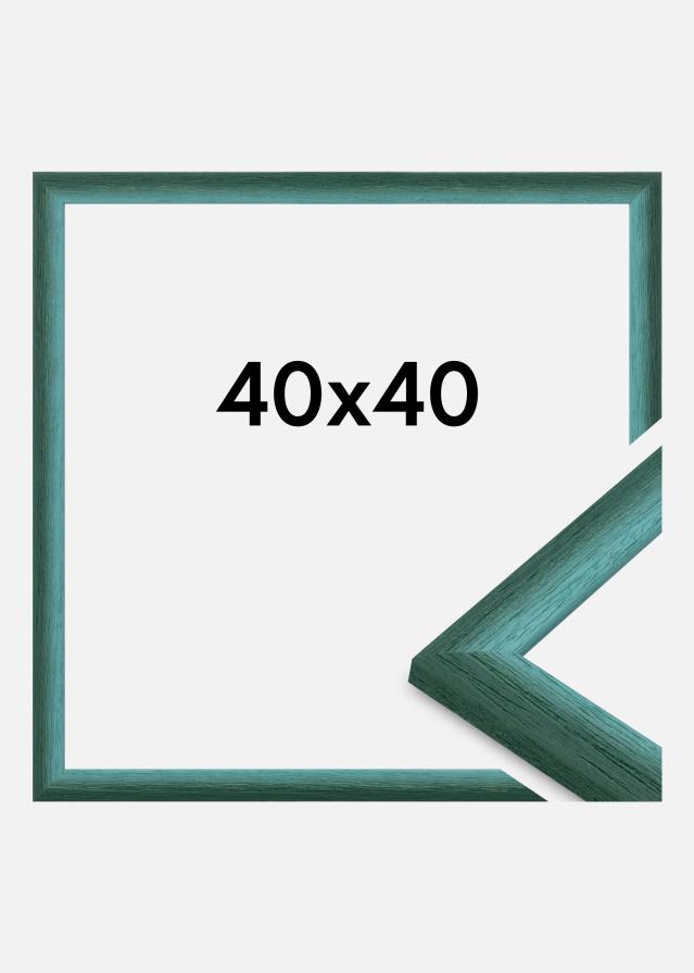 Jämtlands Ramfabrik Rahmen Cornwall Acrylglas Dunkelgrün 40x40 cm