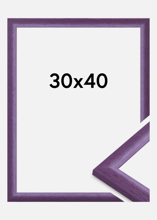 Jämtlands Ramfabrik Rahmen Cornwall Acrylglas Lila 30x40 cm