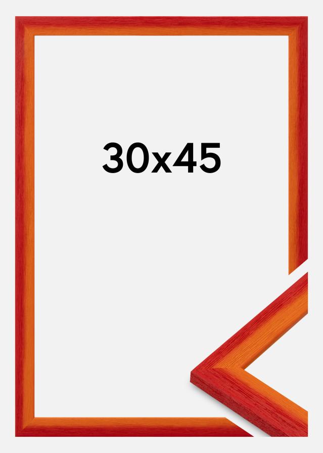 Jämtlands Ramfabrik Rahmen Cornwall Acrylglas Rot 30x45 cm