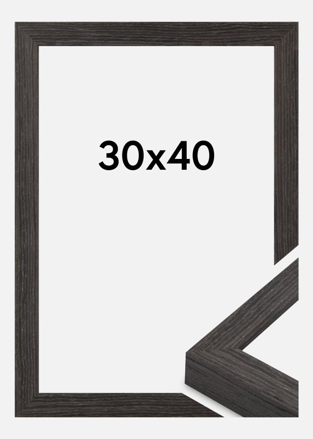 Jämtlands Ramfabrik Rahmen Cotswold Acrylglas Grau 30x40 cm