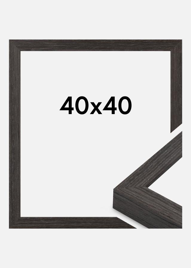 Jämtlands Ramfabrik Rahmen Cotswold Acrylglas Grau 40x40 cm