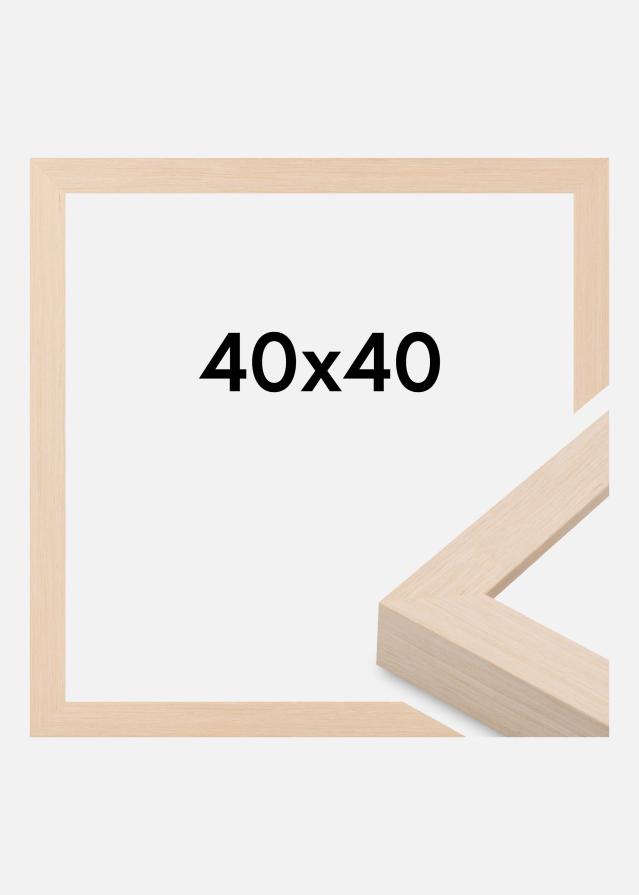 Jämtlands Ramfabrik Rahmen Cotswold Acrylglas Elfenbein 40x40 cm