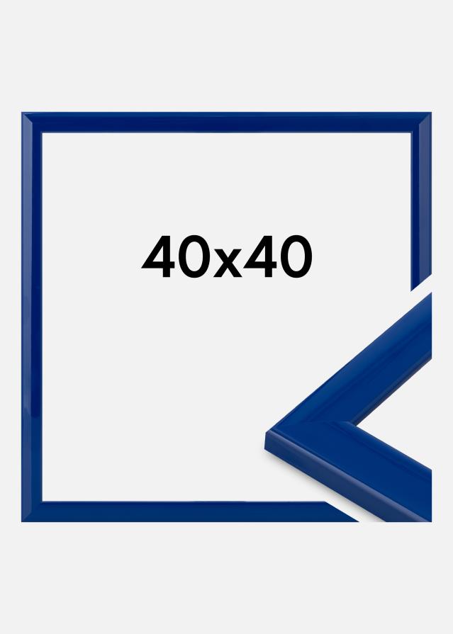 Jämtlands Ramfabrik Rahmen Dorset Acrylglas Dunkelblau 40x40 cm