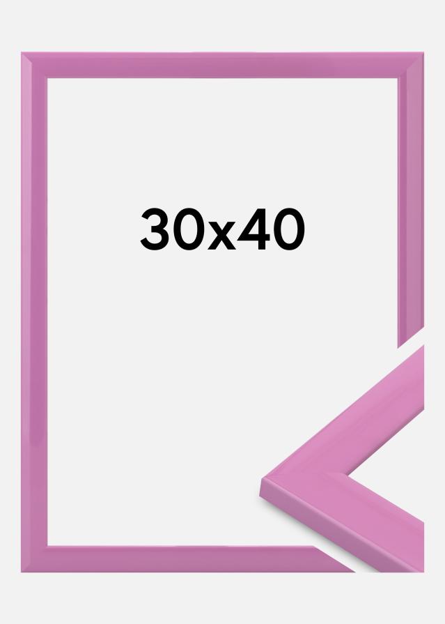 Jämtlands Ramfabrik Rahmen Dorset Acrylglas Rosa 30x40 cm