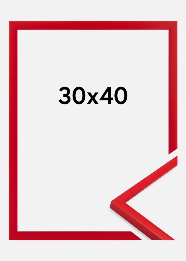 Jämtlands Ramfabrik Rahmen Kent Acrylglas Rot 30x40 cm
