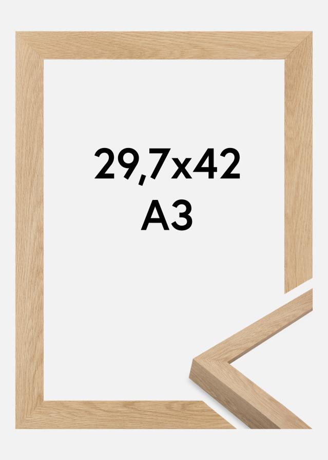 Jämtlands Ramfabrik Rahmen Wells Acrylglas Eiche 29,7x42 cm (A3)