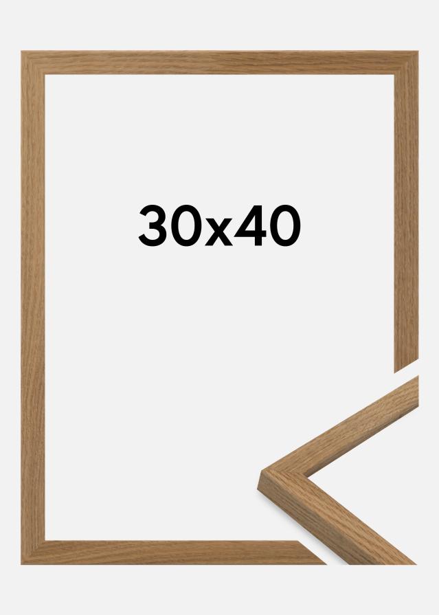 Jämtlands Ramfabrik Rahmen Salisbury Acrylglas Eiche 30x40 cm