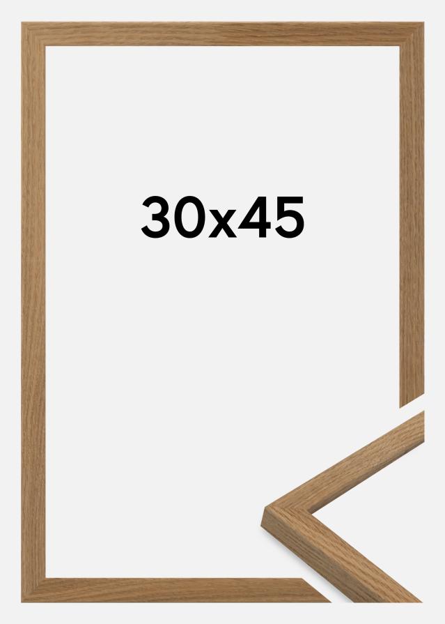 Jämtlands Ramfabrik Rahmen Salisbury Acrylglas Eiche 30x45 cm