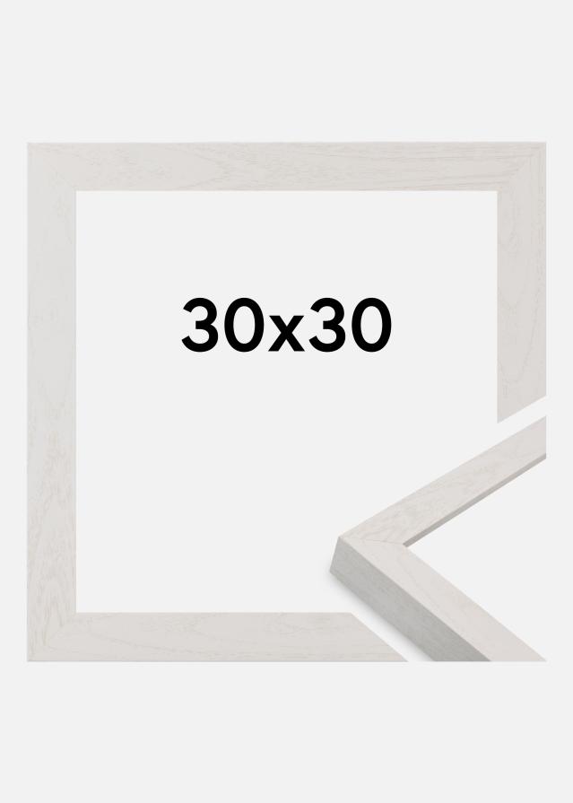 Jämtlands Ramfabrik Rahmen Wells Acrylglas Weiß 30x30 cm