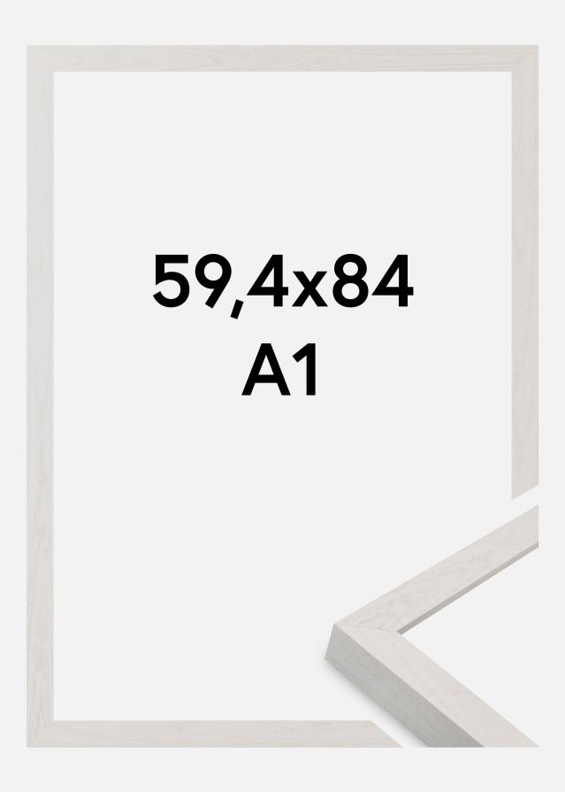 Jämtlands Ramfabrik Rahmen Wells Acrylglas Weiß 59,4x84,1 cm (A1)