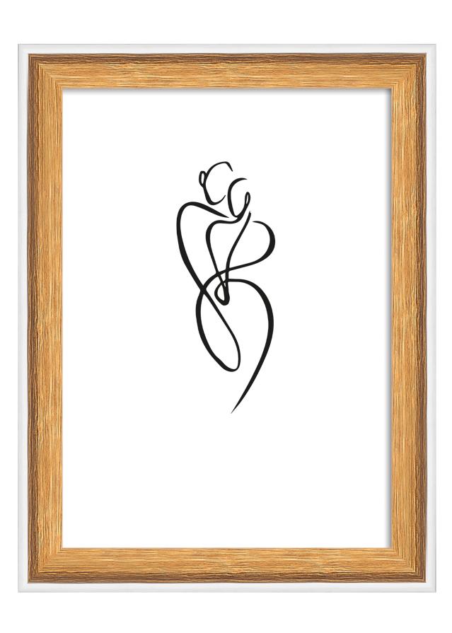 Walther Rahmen Silhouette Nussbaum 10x15 cm