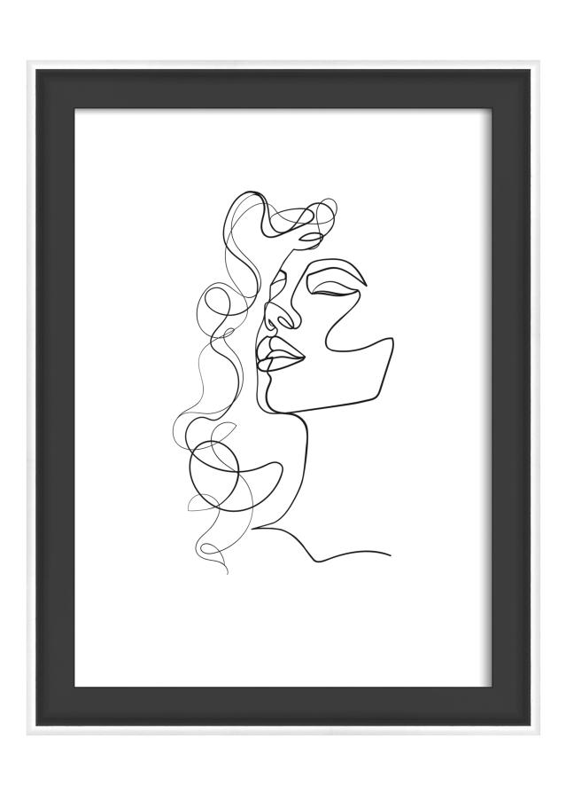 Walther Rahmen Silhouette Schwarz 13x18 cm