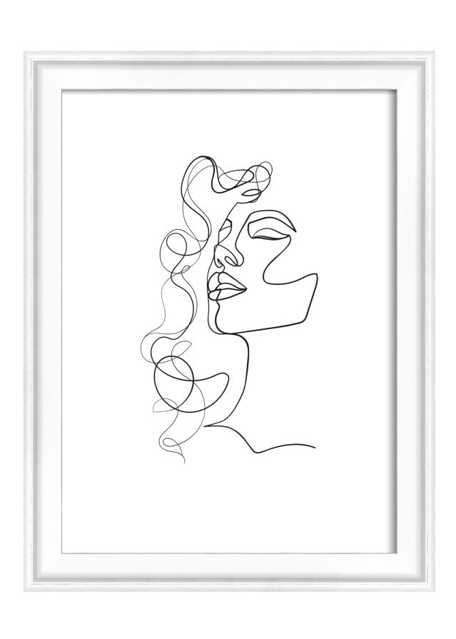 Walther Rahmen Silhouette Weiß 13x18 cm