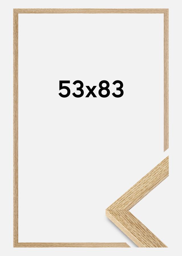 Jämtlands Ramfabrik Rahmen Selection Acrylglas Eiche 53x83 cm