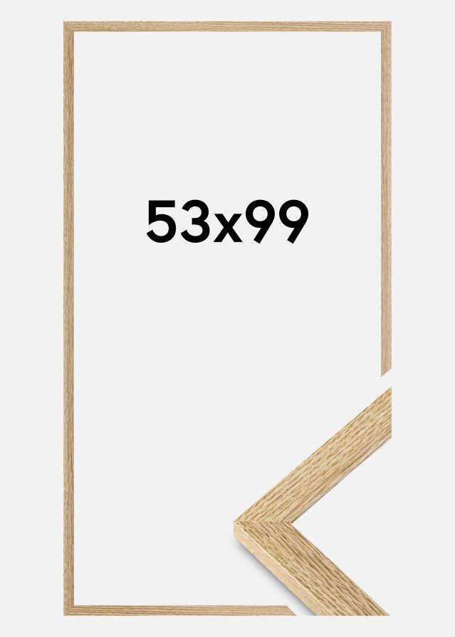Jämtlands Ramfabrik Rahmen Selection Acrylglas Eiche 53x99 cm