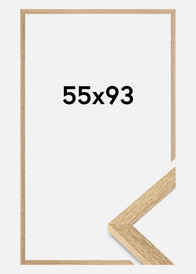 Jämtlands Ramfabrik Rahmen Selection Acrylglas Eiche 55x93 cm