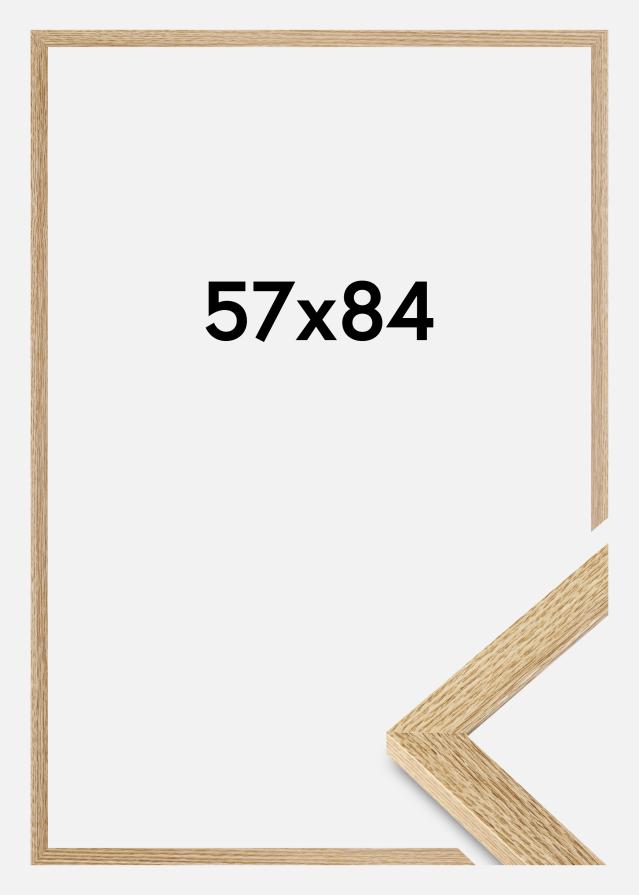 Jämtlands Ramfabrik Rahmen Selection Acrylglas Eiche 57x84 cm