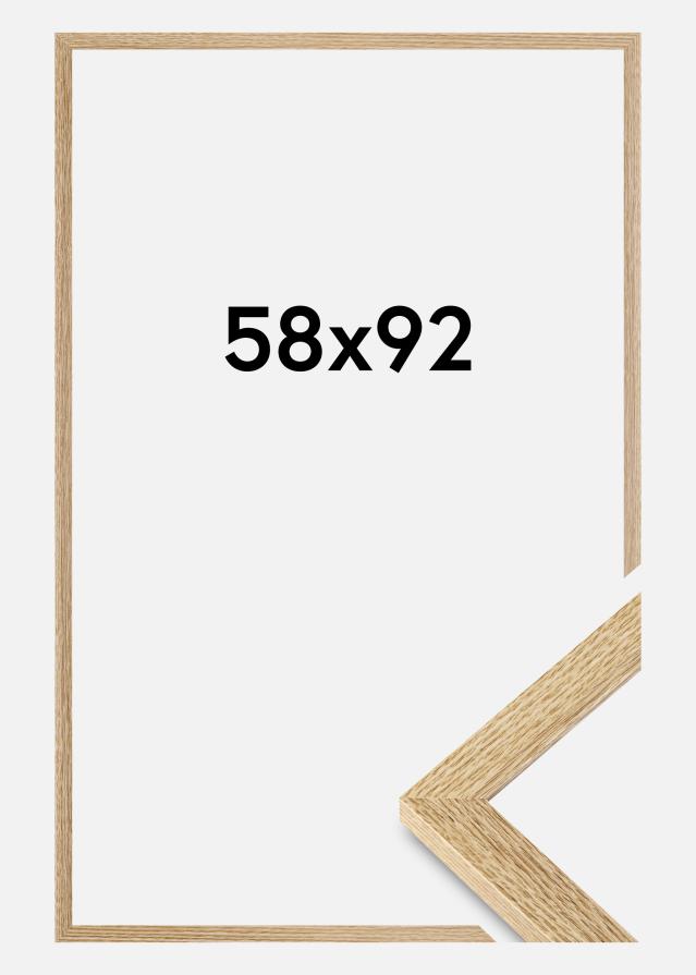 Jämtlands Ramfabrik Rahmen Selection Acrylglas Eiche 58x92 cm