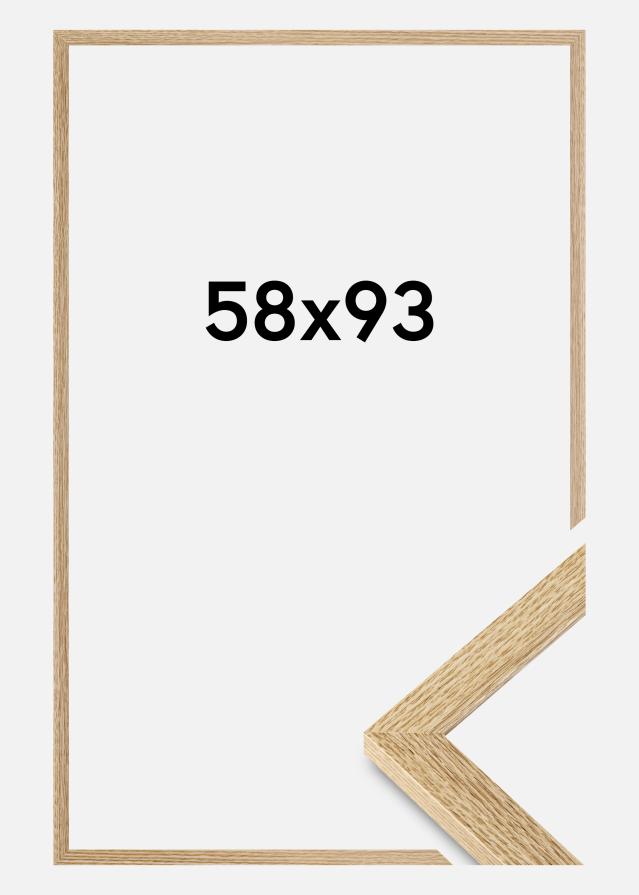 Jämtlands Ramfabrik Rahmen Selection Acrylglas Eiche 58x93 cm