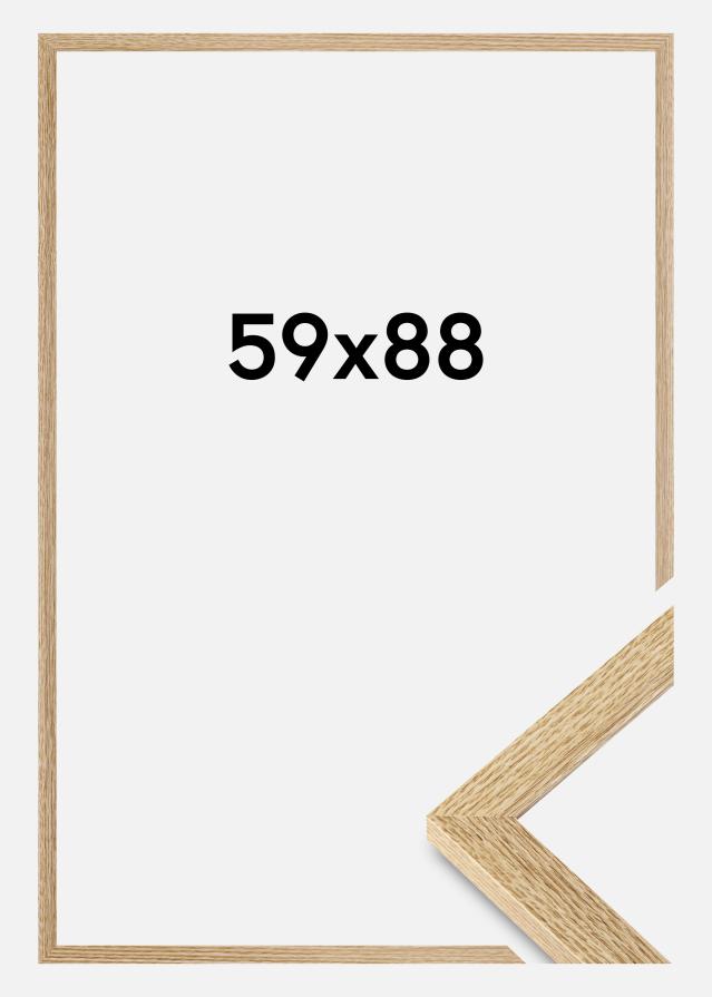 Jämtlands Ramfabrik Rahmen Selection Acrylglas Eiche 59x88 cm