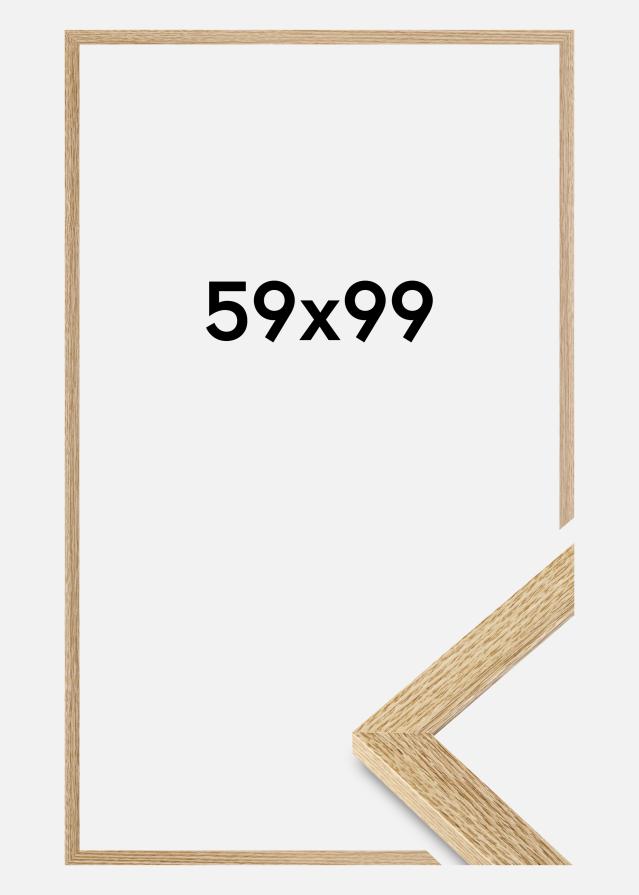 Jämtlands Ramfabrik Rahmen Selection Acrylglas Eiche 59x99 cm