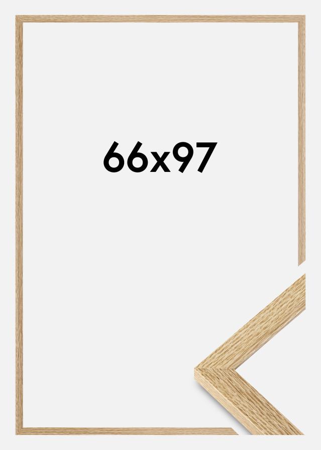 Jämtlands Ramfabrik Rahmen Selection Acrylglas Eiche 66x97 cm
