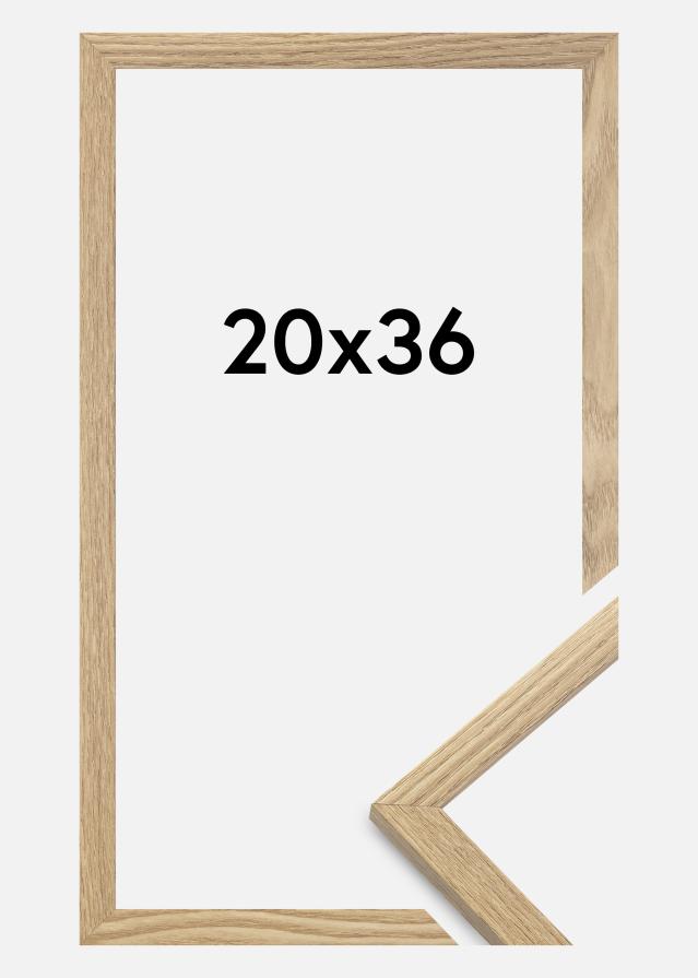 Jämtlands Ramfabrik Rahmen Trendy Acrylglas Eiche 20x36 cm