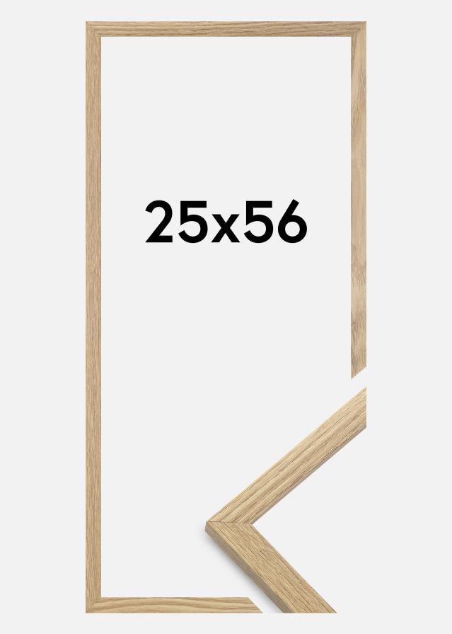 Jämtlands Ramfabrik Rahmen Trendy Acrylglas Eiche 25x56 cm