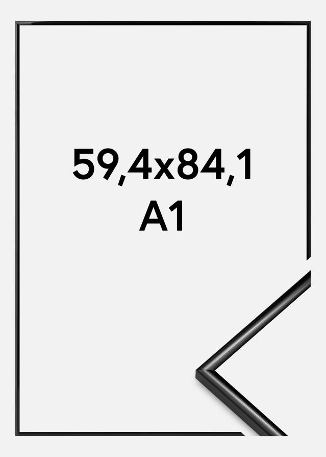 BGA Rahmen Scandi Acrylglas Schwarz 59,4x84,1 cm (A1)