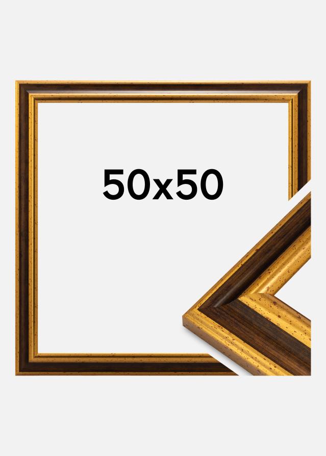 Jämtlands Ramfabrik Rahmen Aberystwyth Acrylglas Gold 50x50 cm