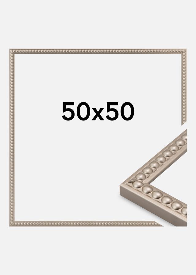 Jämtlands Ramfabrik Rahmen Perla Acrylglas Champagner 50x50 cm