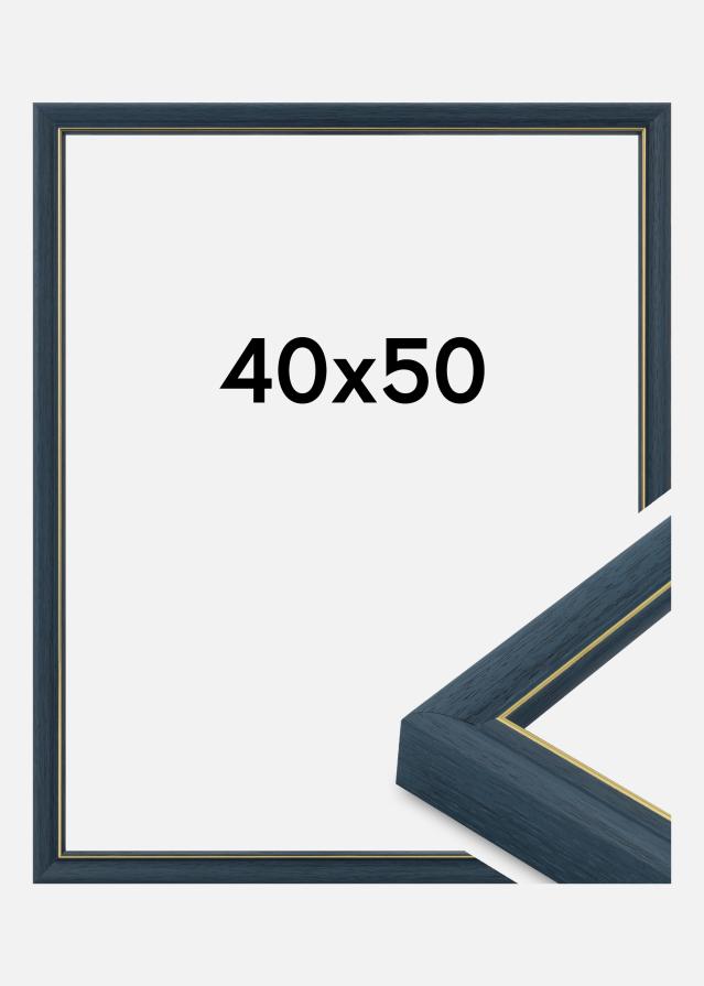 Jämtlands Ramfabrik Rahmen Canterbury Acrylglas Blau 40x50 cm