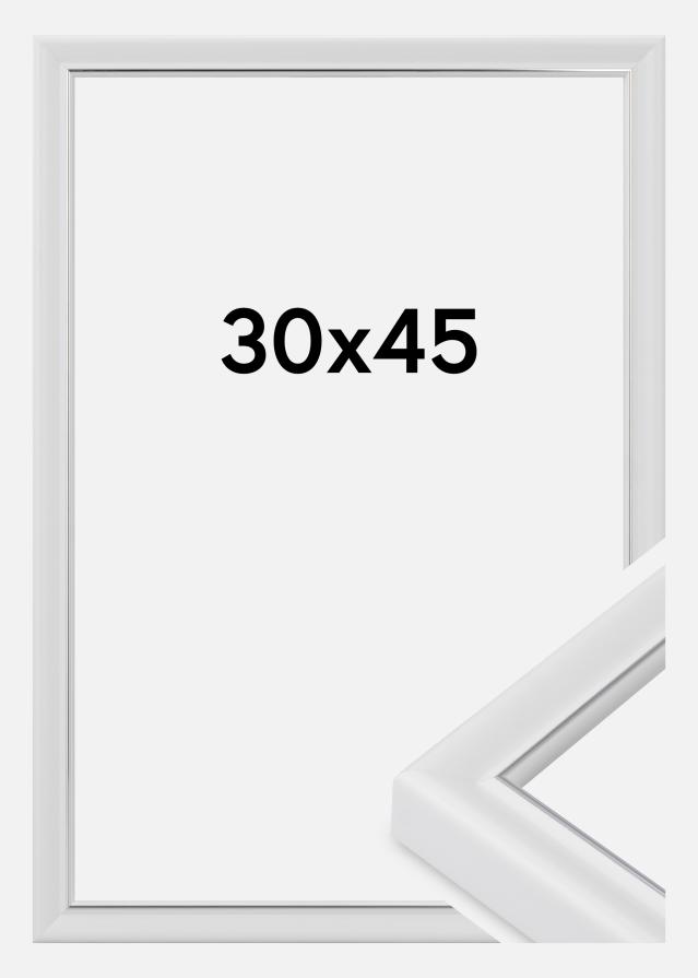 Jämtlands Ramfabrik Rahmen Canterbury Acrylglas Weiß 30x45 cm